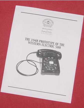 1948 500 Set Prototype Reprint
